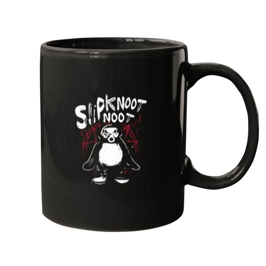 Discover Slipknoot Noot Penguin Death Metal Goth Hard Rock Mazzy Stars final poster Poster Mugs