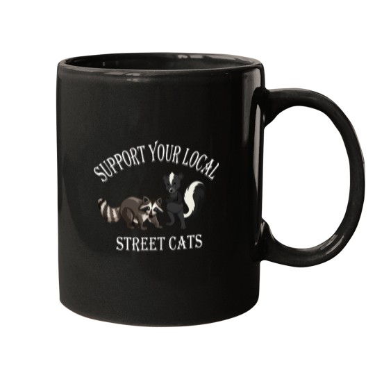 Discover Street catsracoonstreet cats Cycling Bicycle Funny Mountain Biking Bike And Brew For Men Women Mugs