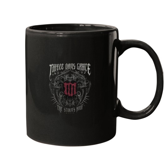 Discover Three Days Grace Gothic Crest Mugs
