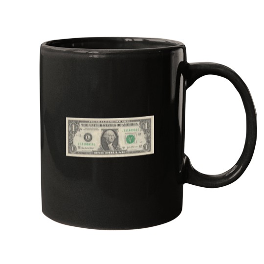 Discover One dollar bill Mugs