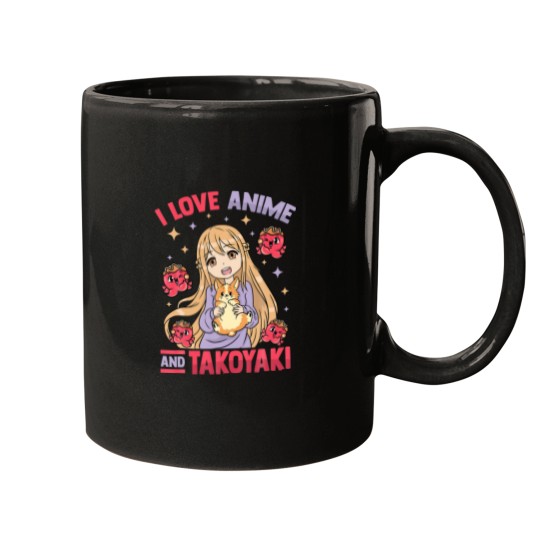 Discover Kawaii Otaku Girl - I Love Anime And Takoyaki - Cu Mugs