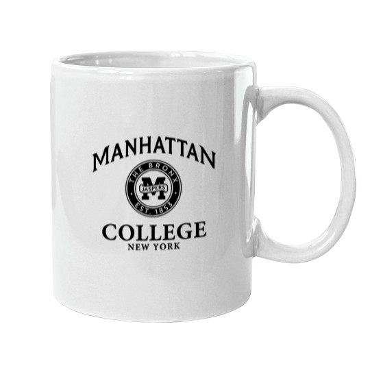 Discover Manhattan College  Circle Logo Mugs