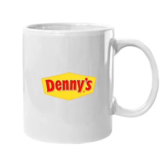 Discover Denny's logo Mugs