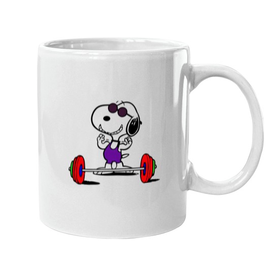 Discover Snoopy Weightlifting Mugs