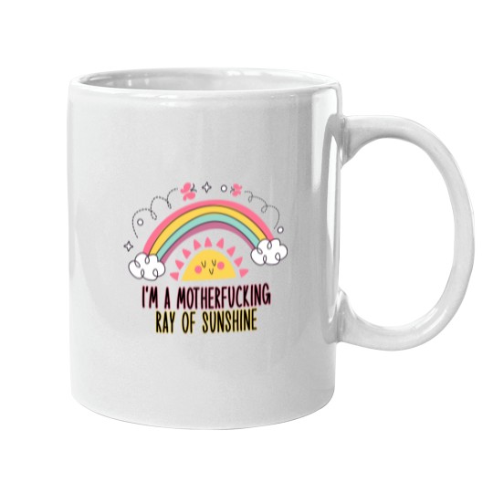 Discover I_m A Motherfucking Ray of Sunshine Mugs