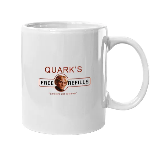 Discover Deep Space Nine Quark's Free Refills Gift Mugs