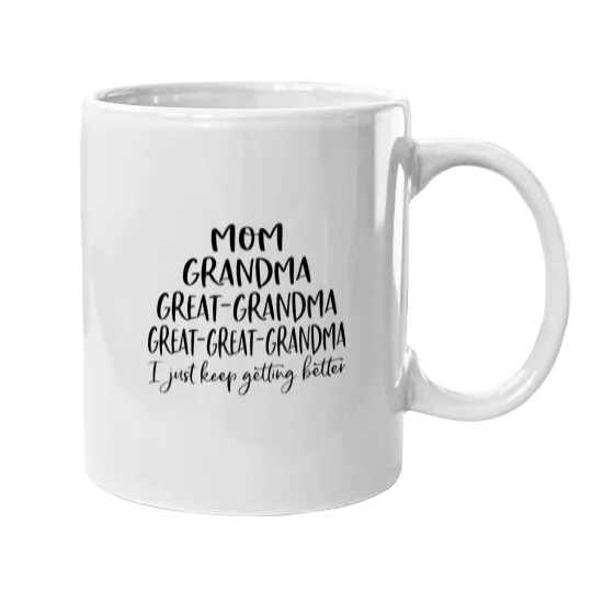 Discover GREAT GREAT GRANDMA Mugs, Pregnancy Announcement, Gift For Great-Grandma