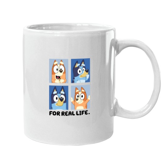Discover BlueyDad For A Real Life Mugs | BlueyDad And Bingo Mugs