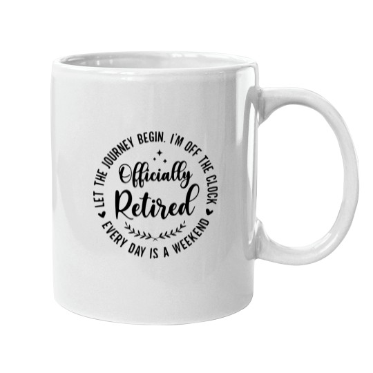 Discover Officially Retired 2024 Mugs, Funny Retired Mugs, Retirement Mugs
