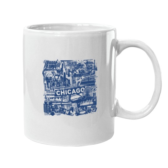 Discover Chicago Windy City Vacation Mugs