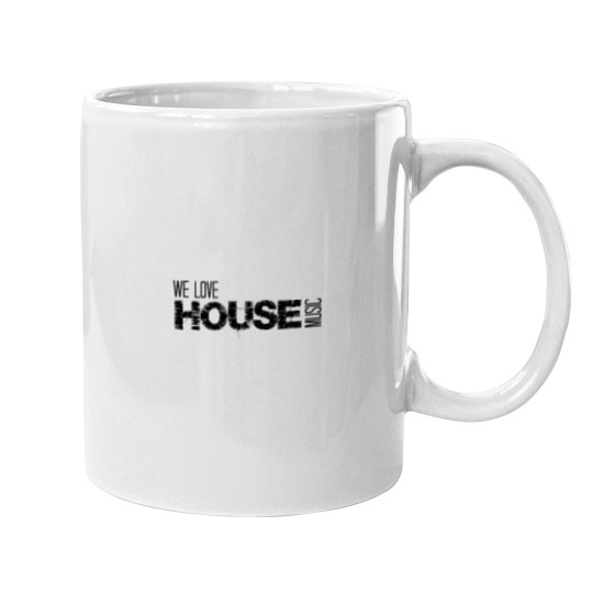 Discover We Love House Music Active Mugs
