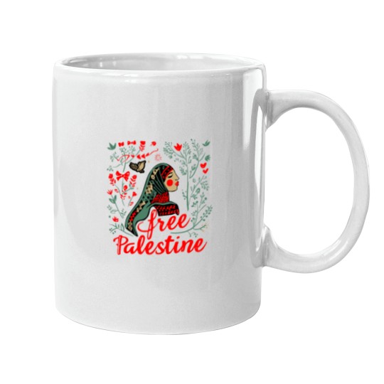 Discover Free Palestine Unisex Mugs