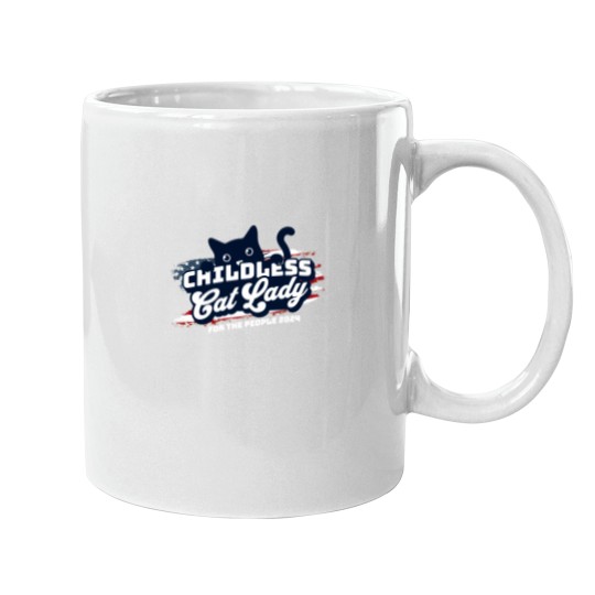 Discover Funny Kamala Harris 2024 Mugs, Childless cat lady Mugs, President Kamala Harris