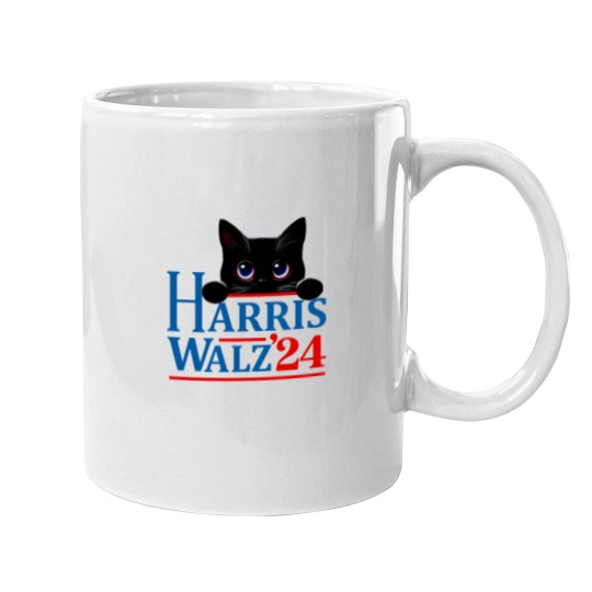 Discover Harris Walz Cat Lady  Harris tim walz Mugs - 1 Mugs