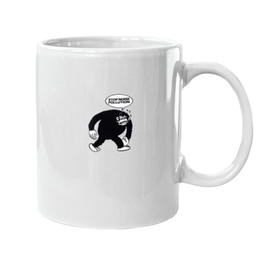 Discover Noise Pollution monkeys Logo Mugs