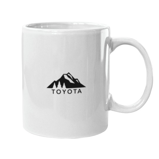 Discover toyotas mountains Logo Version 2 Black Mugs