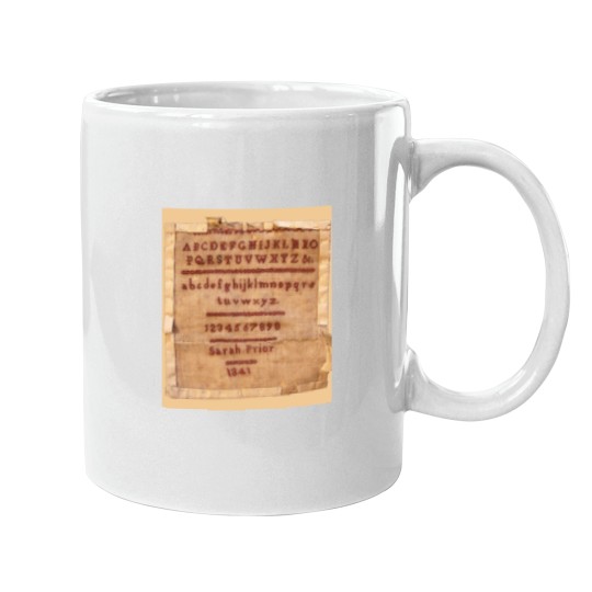 Discover Sarah Prior_s Sampler 1841 Photograph Mugs