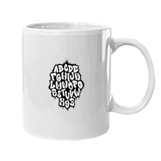 Discover alphabetical graffiti Premium Mugs