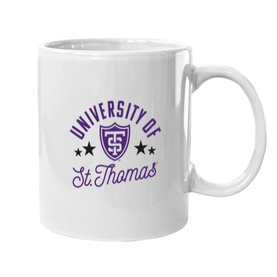 Discover University of St Thomas Tommies Logo Raglan Base Mugs