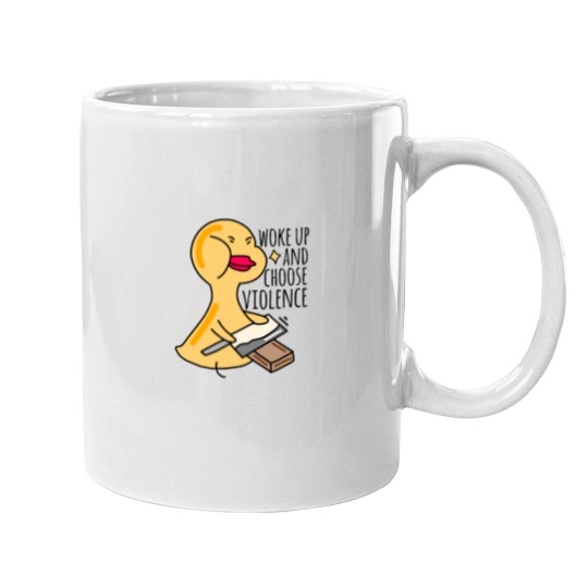 Discover Wake up and choose violence Mugs