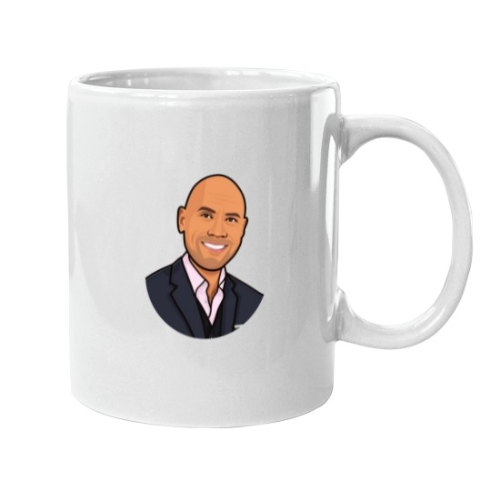 Discover Dwayne Johnson Cartoon Caricature.png Mugs