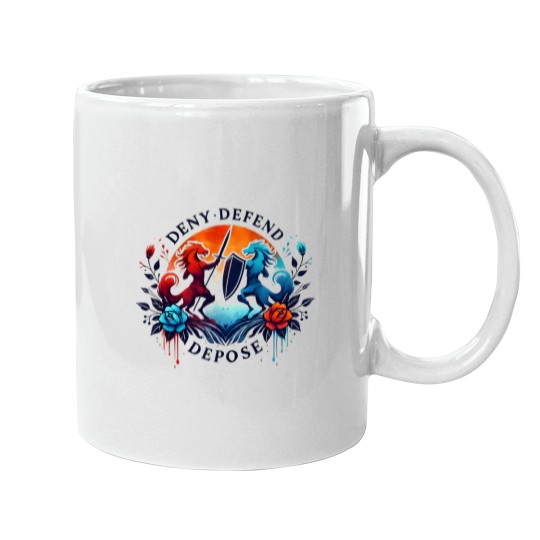 Discover Deny - Defend - Depose Mugs