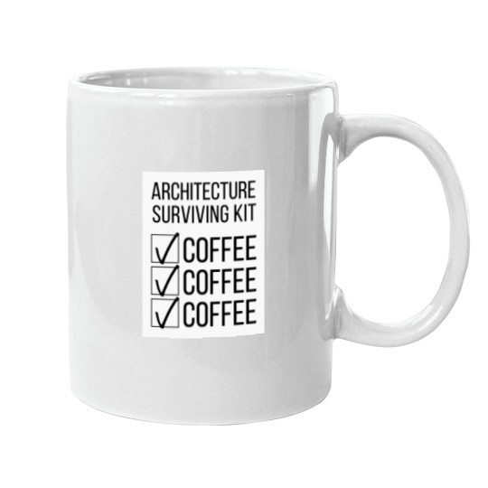 Discover Architecture Student Surviving Kit Coffee Coffee Coffee Mugs