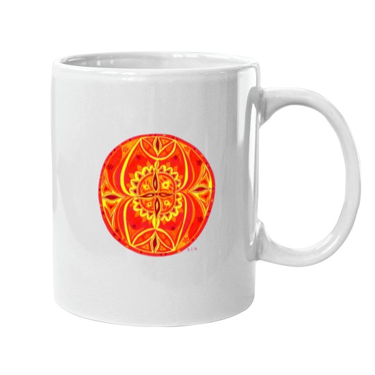 Discover Mandala Unfolding -png Mugs