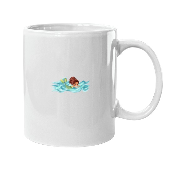 Discover Cute Mermaid in the sea Mugs