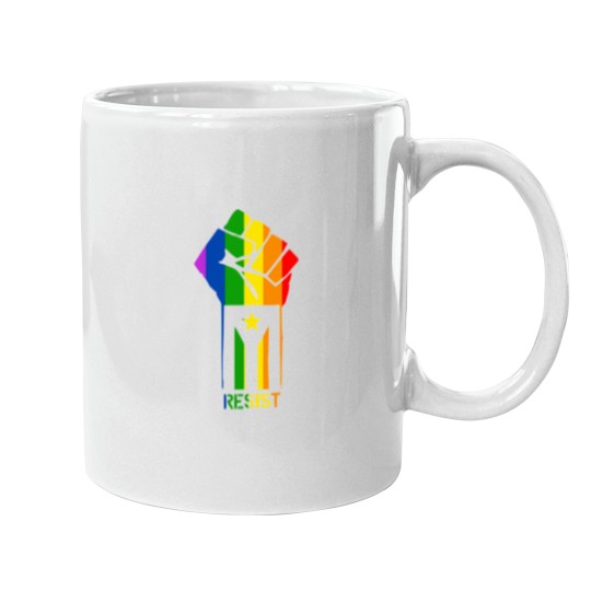 Discover LGBT Resist Fist Mugs