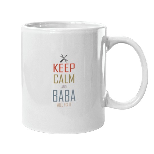Discover Keep Calm And Baba Will Fix It Premium Mugs