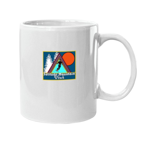 Discover Solitude mountains Utah skis vacation snow board -3 Mugs