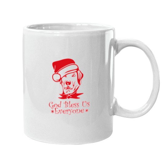 Discover God Bless Usss Everyone - Dog's Favorite christmass Mugs