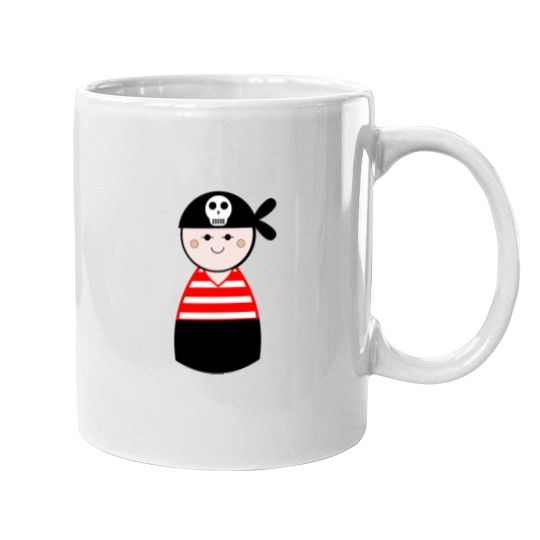 Discover Bert and Gert's Red Pirate Mugs