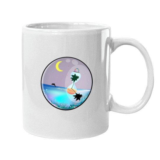 Discover Fantasy Beach with Hourglass Mugs