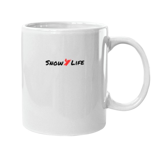 Discover Snow Life Snowmobile snow mobile Mugs