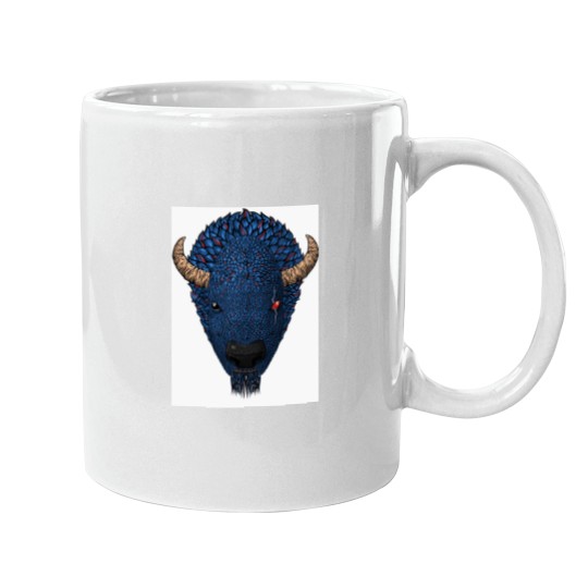Discover Blue Buffaloss Head Mugs
