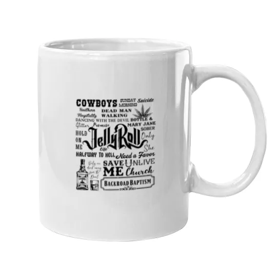 Discover Rapper Jelly Roll Music  -  Jelly Roll Songwriter Mugs