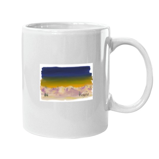 Discover Snowy mountainss at Twilight Mugs