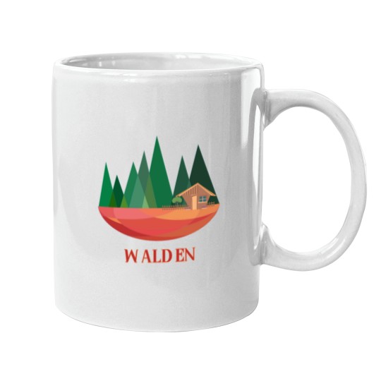 Discover Walden - Thoreau s little wood house between the forest Mugs