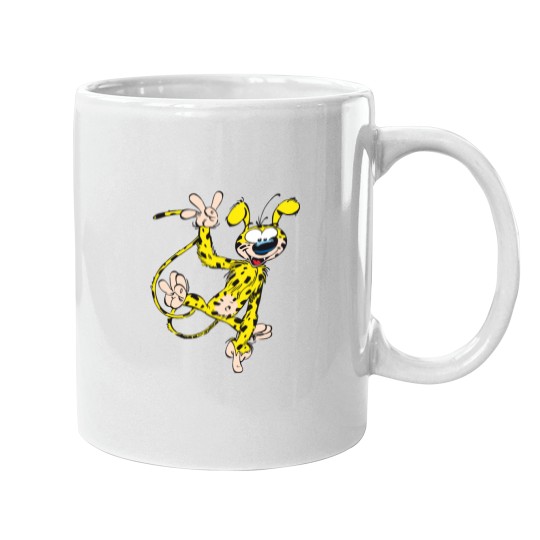 Discover Marsupilami waving Mugs