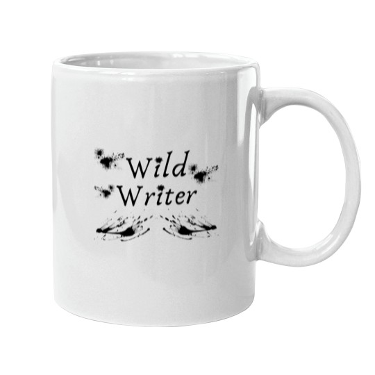 Discover Wild Writer - White Background Mugs