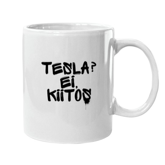 Discover teslas No - thank's - Blacks (Finnish) Mugs