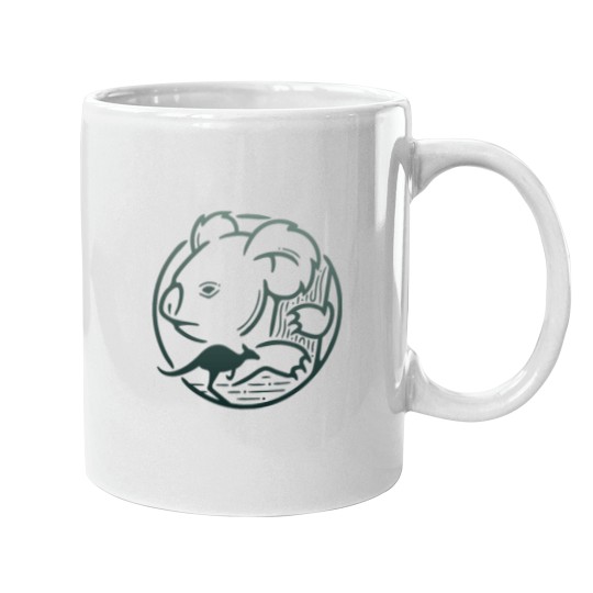 Discover Koala - Kangaroo - Australia Mugs