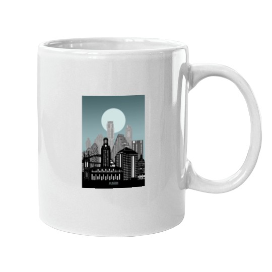 Discover austin skyline Mugs