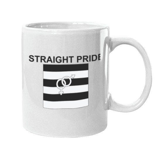 Discover Straight Pride Mugs Gender Symbols Men & Woman