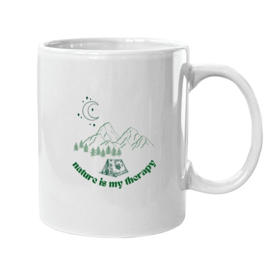 Discover Nature is My Therapy Oversized Mugs