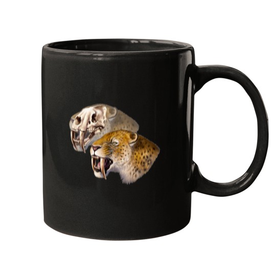 Discover Ice Age Sabretoothed Cat Smilodon fatalis98 Mugs