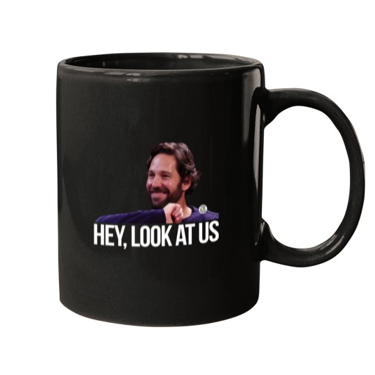 Discover Hey, look at us - Paul Rudd Mugs