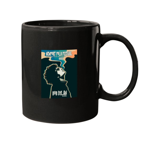 Discover Bob Dylan Newport Folk Festival Mugs